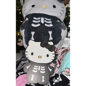 Hello Kitty  🖤 Skeleton Wood Plaque Sign Halloween 2023 Sanrio NWT TikTok Viral